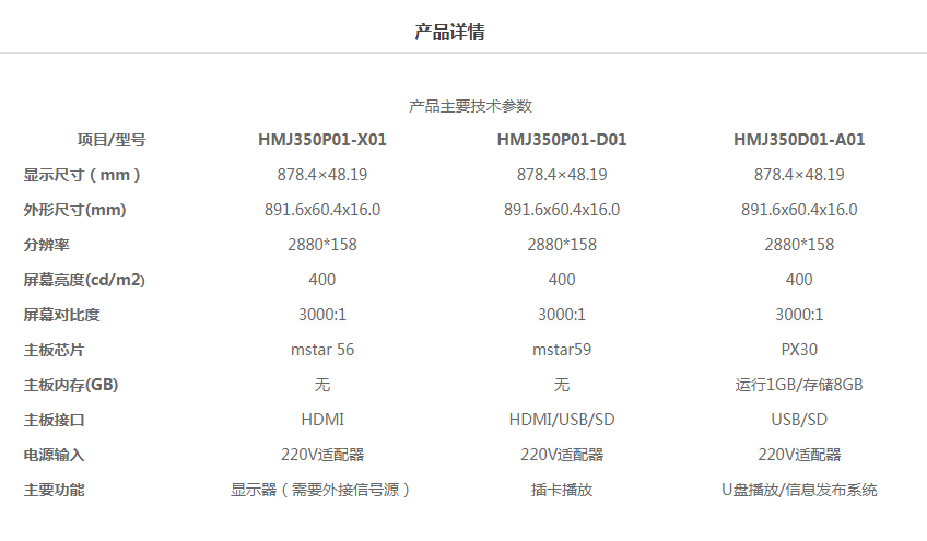 35寸智能貨架長條液晶顯示器(圖1)